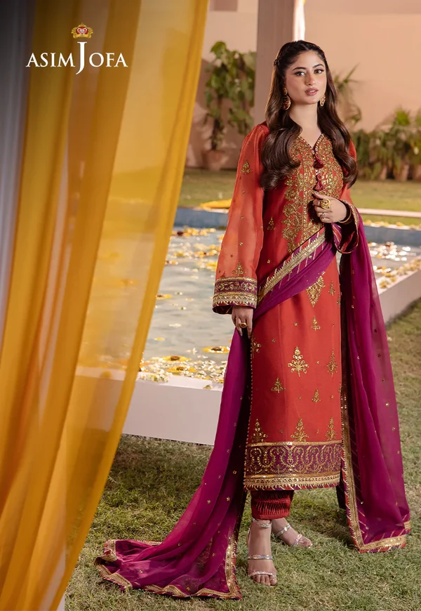 Asim Jofa Dhanak Rang Luxury Festive Collection AJCF-24 - Image 5