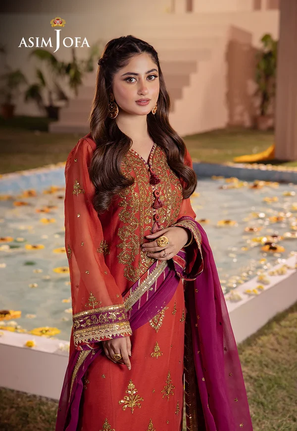 Asim Jofa Dhanak Rang Luxury Festive Collection AJCF-24 - Image 6