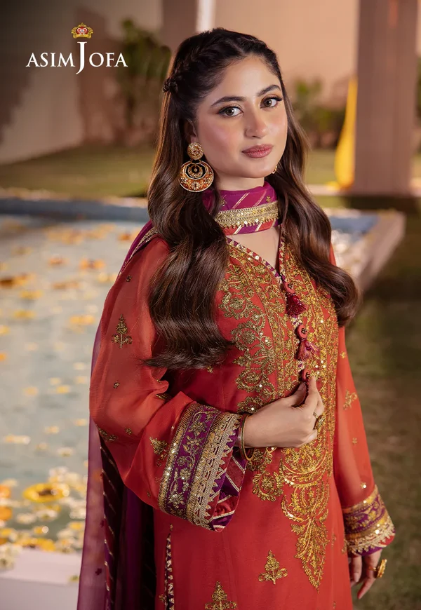 Asim Jofa Dhanak Rang Luxury Festive Collection AJCF-24 - Image 8