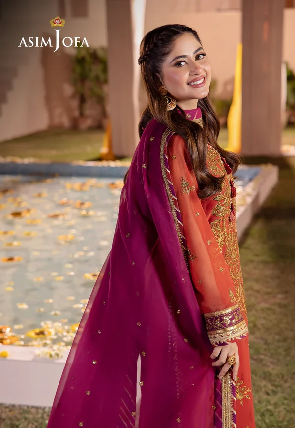 Asim Jofa Dhanak Rang Luxury Festive Collection AJCF-24 - Image 9