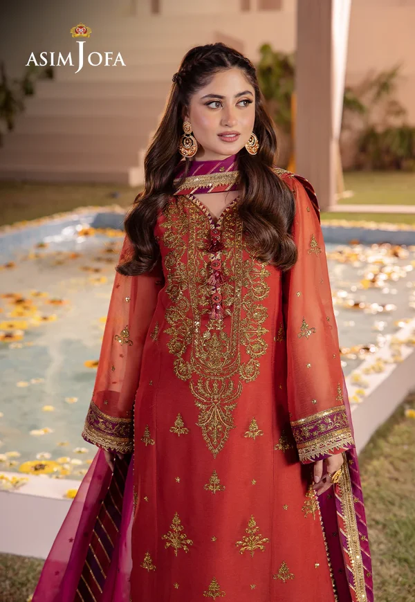 Asim Jofa Dhanak Rang Luxury Festive Collection AJCF-24 - Image 10