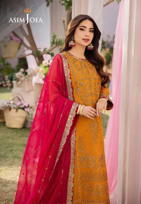 Asim Jofa Dhanak Rang Luxury Festive Collection AJCF-25 - Image 3