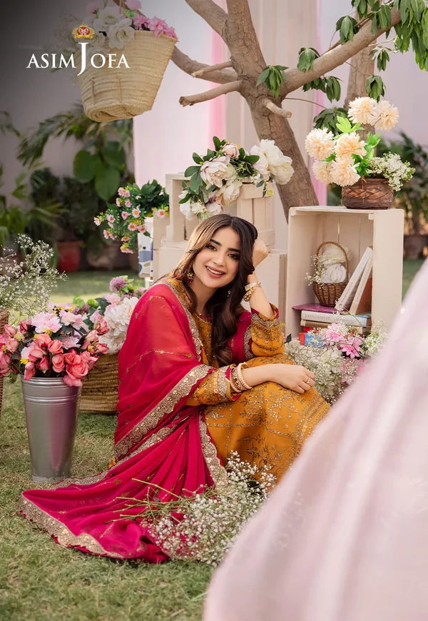 Asim Jofa Dhanak Rang Luxury Festive Collection AJCF-25 - Image 7