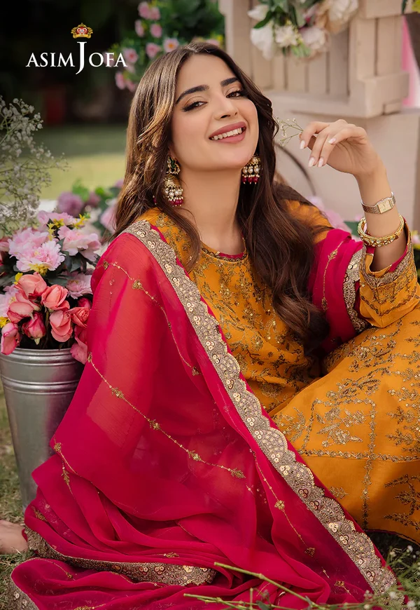 Asim Jofa Dhanak Rang Luxury Festive Collection AJCF-25 - Image 8