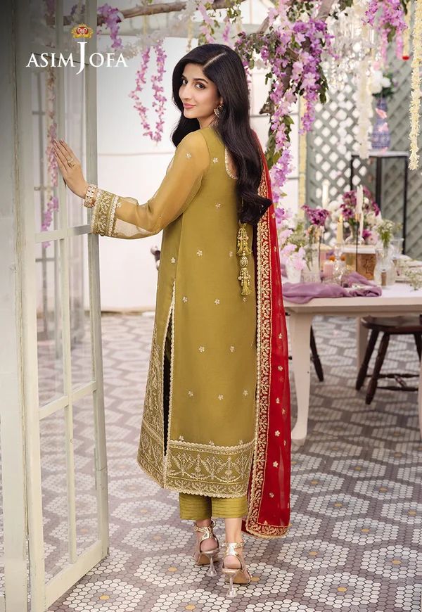 Asim Jofa Dhanak Rang Luxury Festive Collection AJCF-26 - Image 2