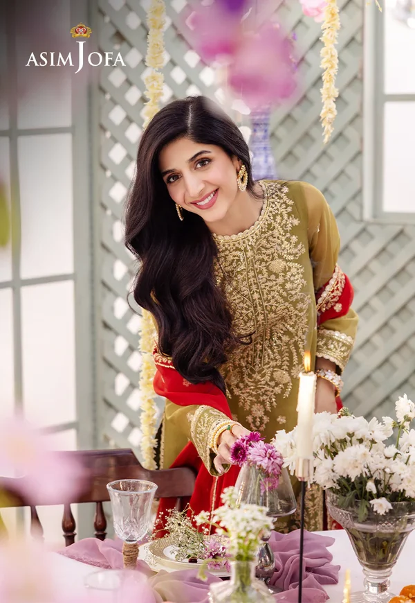 Asim Jofa Dhanak Rang Luxury Festive Collection AJCF-26 - Image 3