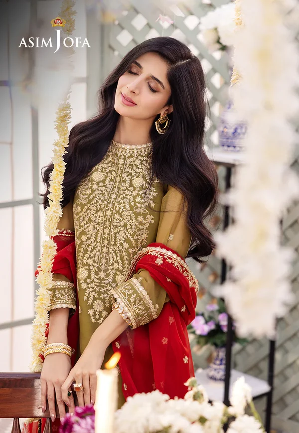 Asim Jofa Dhanak Rang Luxury Festive Collection AJCF-26 - Image 4