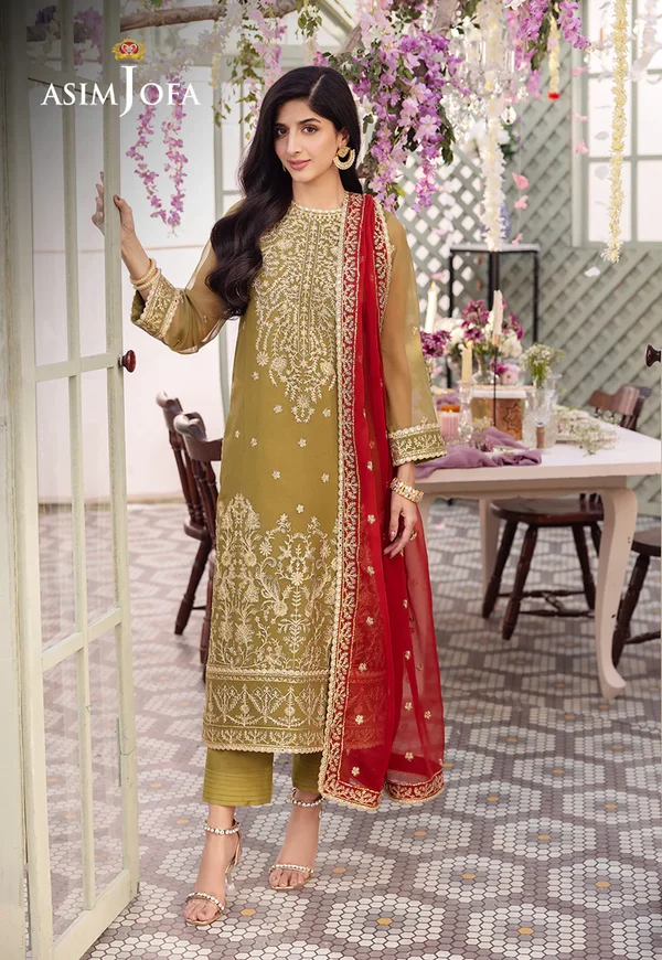 Asim Jofa Dhanak Rang Luxury Festive Collection AJCF-26 - Image 5