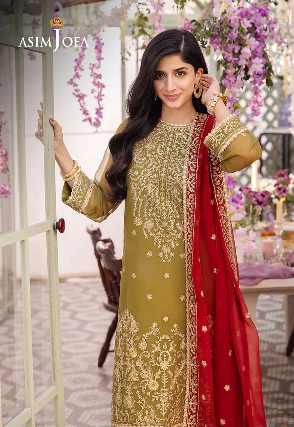 Asim Jofa Dhanak Rang Luxury Festive Collection AJCF-26 - Image 6