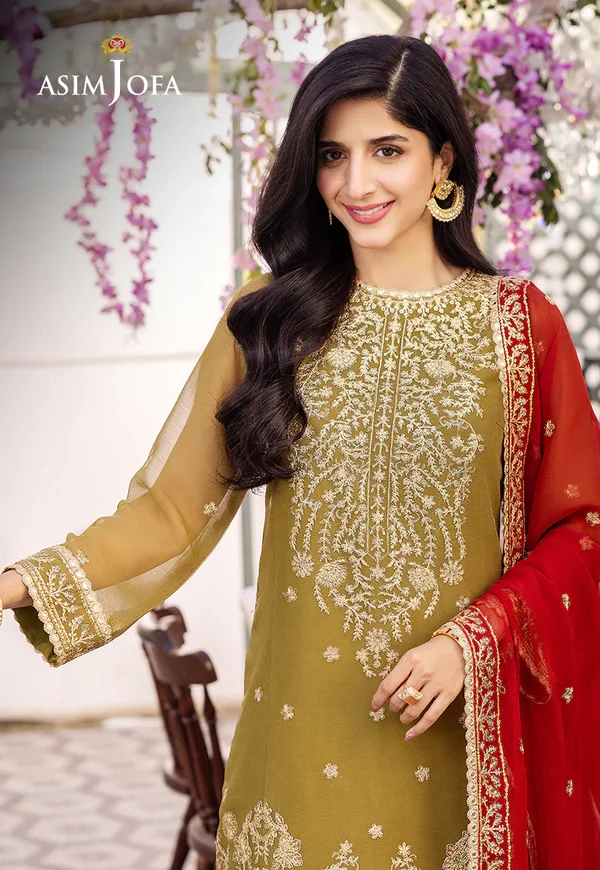 Asim Jofa Dhanak Rang Luxury Festive Collection AJCF-26 - Image 7