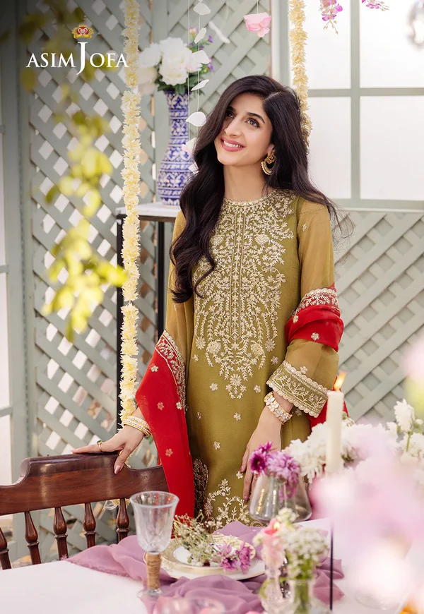 Asim Jofa Dhanak Rang Luxury Festive Collection AJCF-26 - Image 9