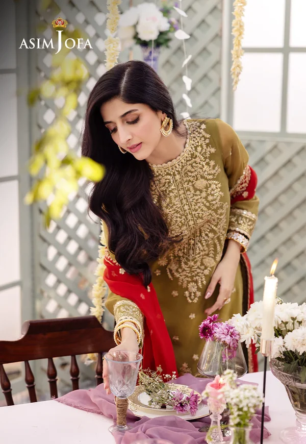 Asim Jofa Dhanak Rang Luxury Festive Collection AJCF-26 - Image 10