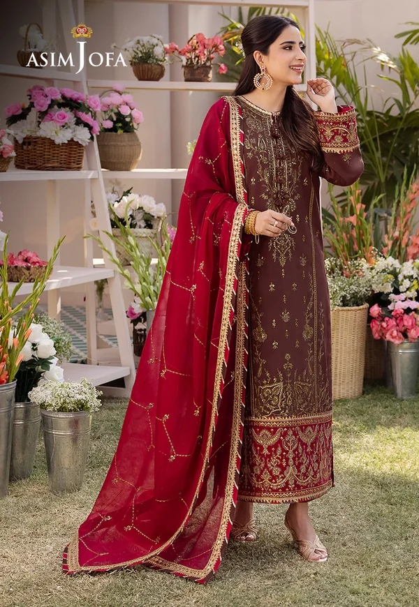 Asim Jofa Dhanak Rang Luxury Festive Collection AJCF-27