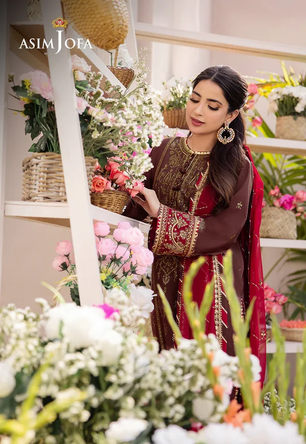 Asim Jofa Dhanak Rang Luxury Festive Collection AJCF-27 - Image 5