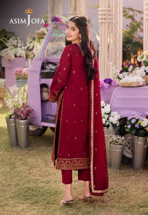 Asim Jofa Dhanak Rang Luxury Festive Collection AJCF-28 - Image 2