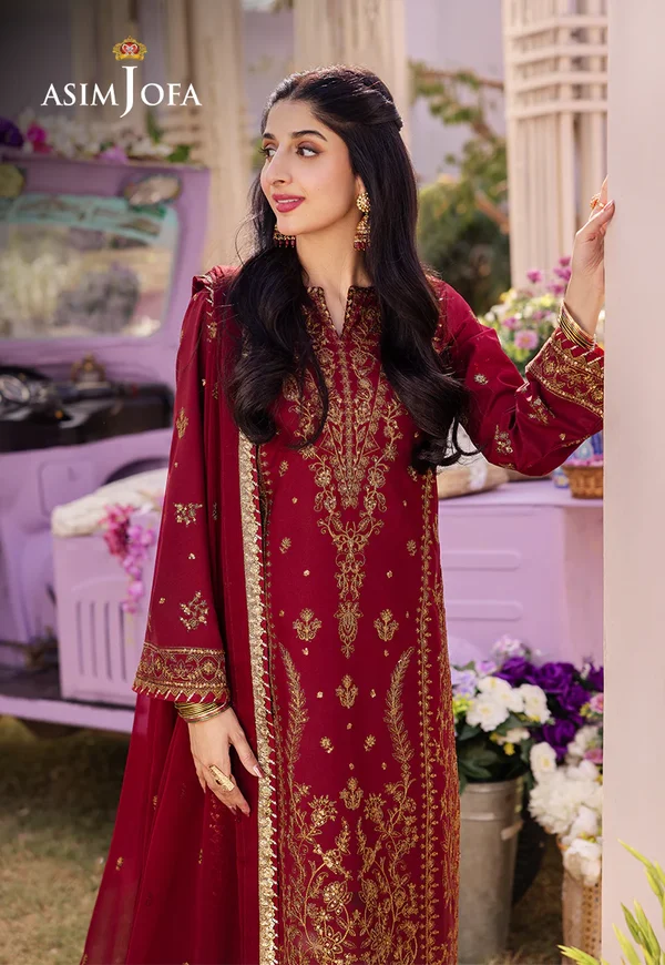 Asim Jofa Dhanak Rang Luxury Festive Collection AJCF-28 - Image 5