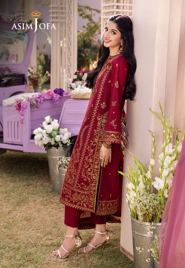 Asim Jofa Dhanak Rang Luxury Festive Collection AJCF-28 - Image 6