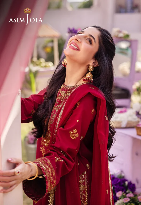 Asim Jofa Dhanak Rang Luxury Festive Collection AJCF-28 - Image 7