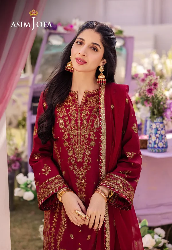 Asim Jofa Dhanak Rang Luxury Festive Collection AJCF-28 - Image 8