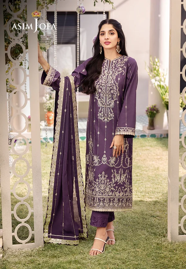 Asim Jofa Dhanak Rang Luxury Festive Collection AJCF-29 - Image 8