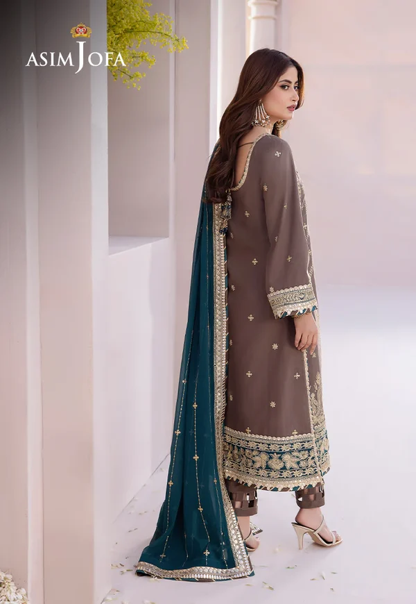 Asim Jofa Dhanak Rang Luxury Festive Collection AJCF-30 - Image 2