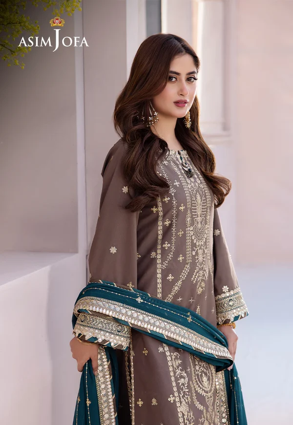 Asim Jofa Dhanak Rang Luxury Festive Collection AJCF-30 - Image 5