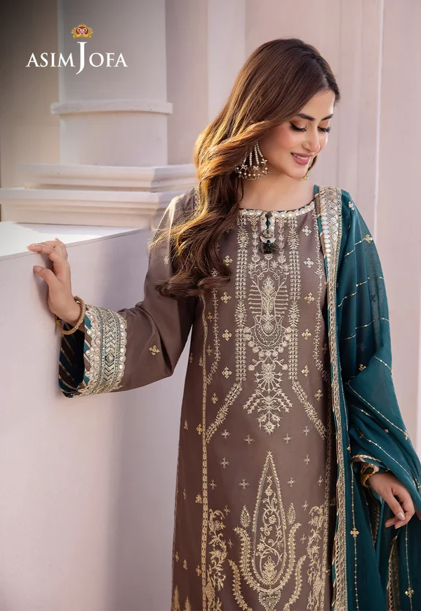 Asim Jofa Dhanak Rang Luxury Festive Collection AJCF-30 - Image 9