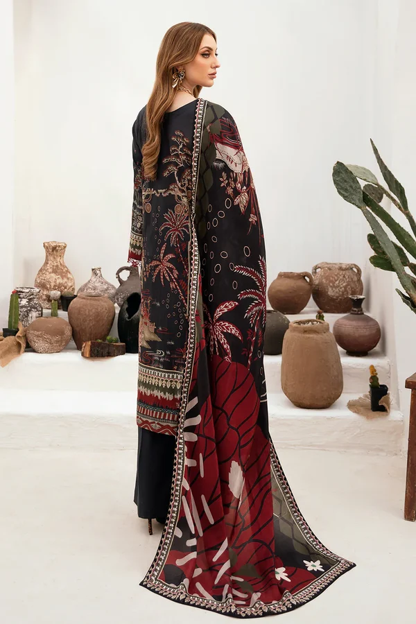 Ramsha Ghazal Luxury Lawn Collection Vol 02 - G-201 - Image 2