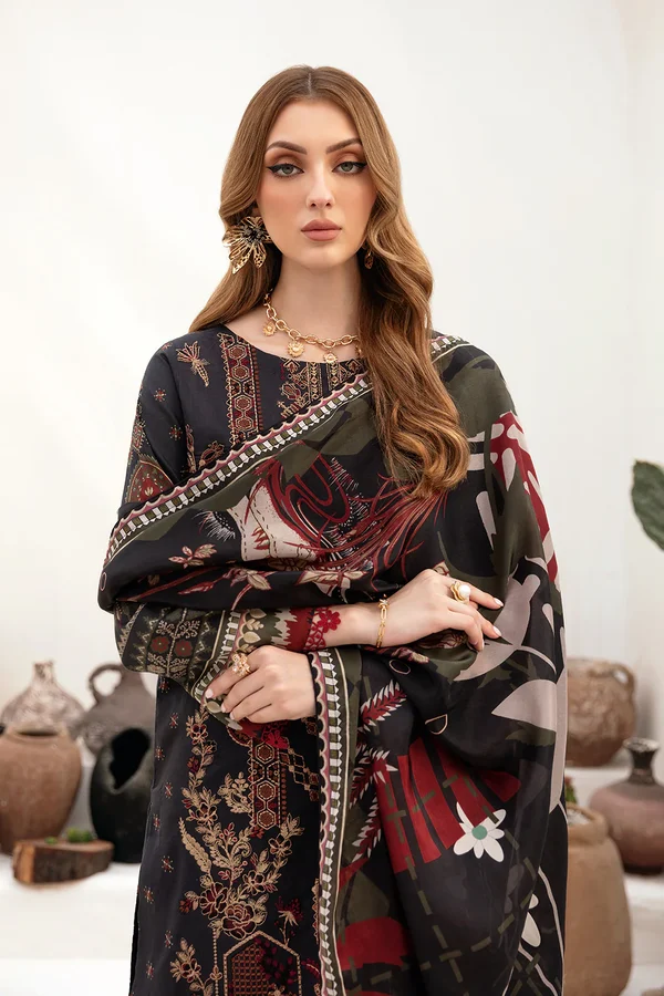 Ramsha Ghazal Luxury Lawn Collection Vol 02 - G-201 - Image 6