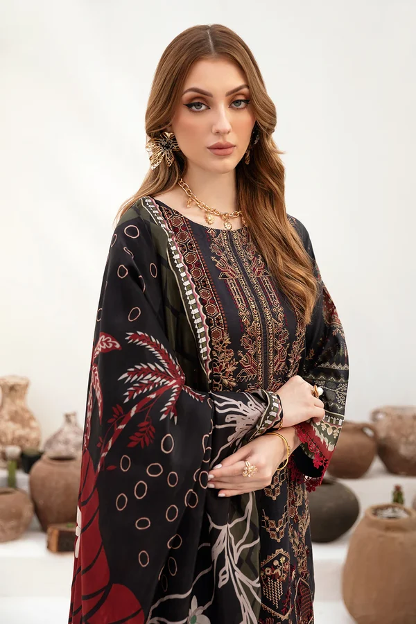Ramsha Ghazal Luxury Lawn Collection Vol 02 - G-201 - Image 5