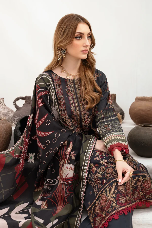 Ramsha Ghazal Luxury Lawn Collection Vol 02 - G-201 - Image 4