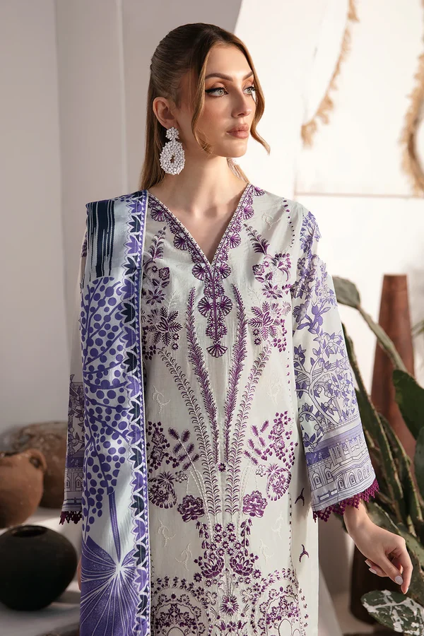 Ramsha Ghazal Luxury Lawn Collection Vol 02- G-204 - Image 4