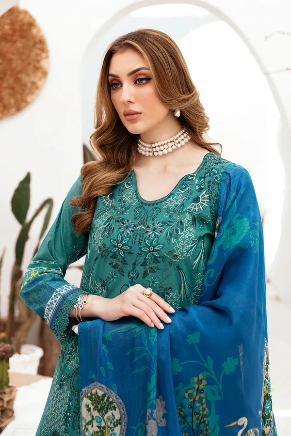 Ramsha Ghazal Luxury Lawn Collection Vol 02 -G-206 - Image 4
