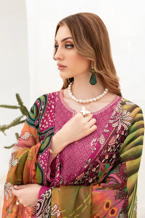 Ramsha Ghazal Luxury Lawn Collection Vol 02 -G-208 - Image 6