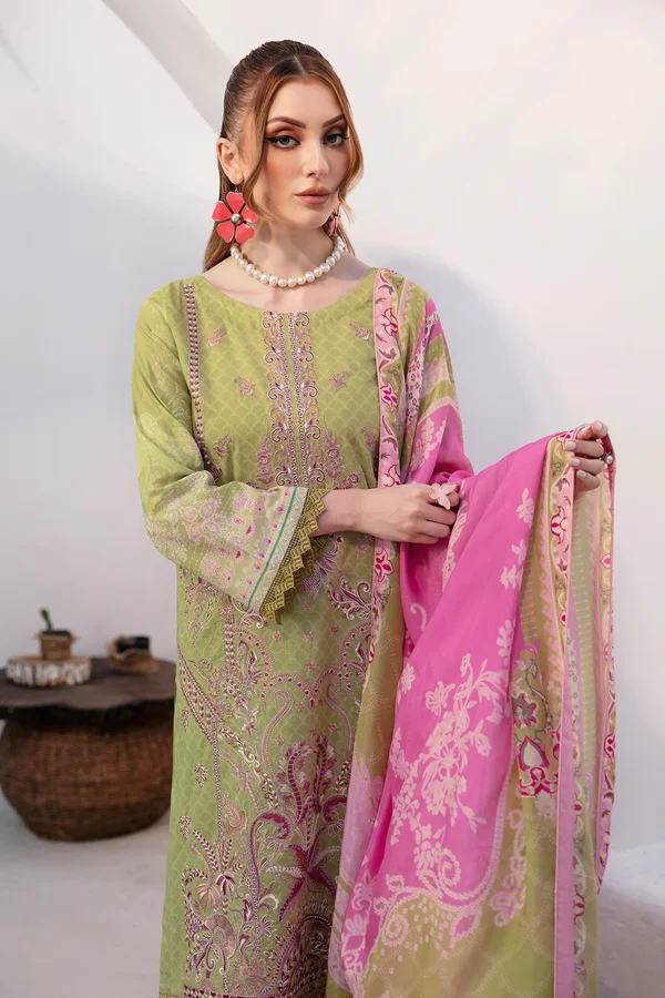 Ramsha Ghazal Luxury Lawn Collection Vol 02 -G-210 - Image 3