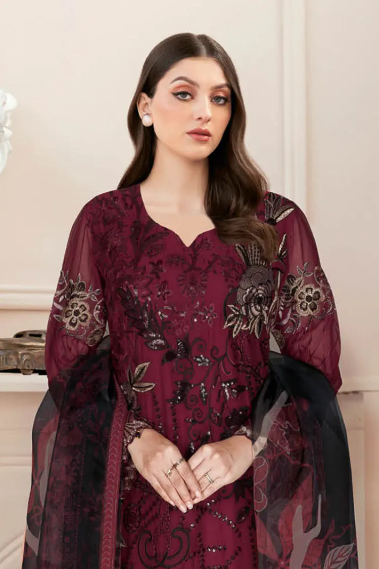 Ramsha Nayab Embroidered Chiffon Collection Vol 5 - N 505 - Image 3