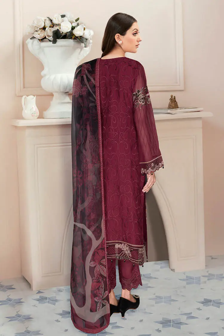 Ramsha Nayab Embroidered Chiffon Collection Vol 5 - N 505 - Image 2