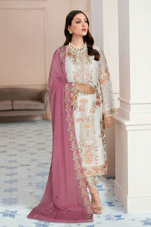 Ramsha Nayab Embroidered Chiffon Collection Vol 5 - N506