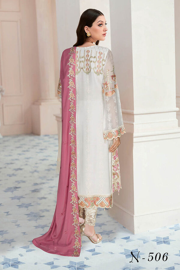 Ramsha Nayab Embroidered Chiffon Collection Vol 5 - N506 - Image 3