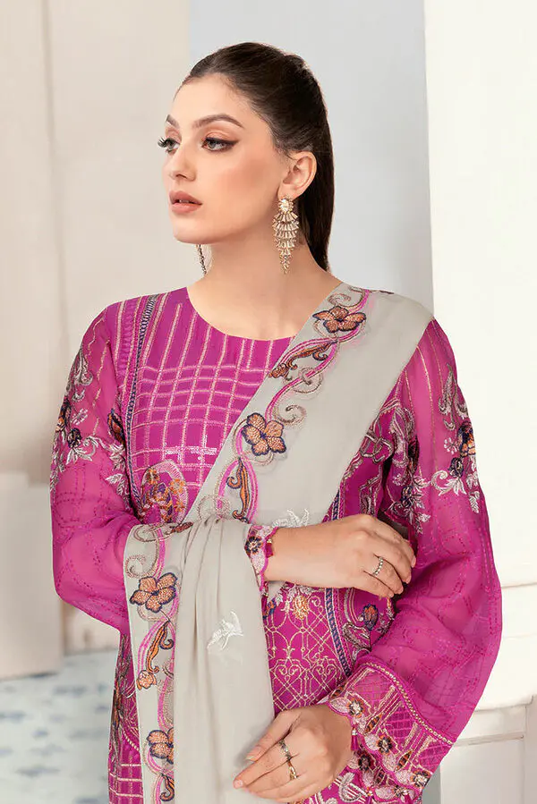 Ramsha Nayab Embroidered Chiffon Collection Vol 5 - N 509 - Image 2