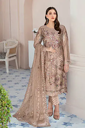 Ramsha Nayab Embroidered Chiffon Collection Vol 5 - N 510