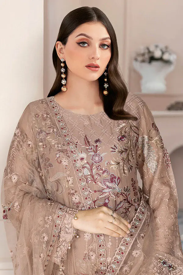 Ramsha Nayab Embroidered Chiffon Collection Vol 5 - N 510 - Image 3