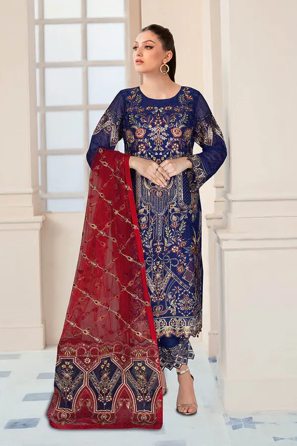 Ramsha Nayab Embroidered Chiffon Collection Vol 5 - N 511