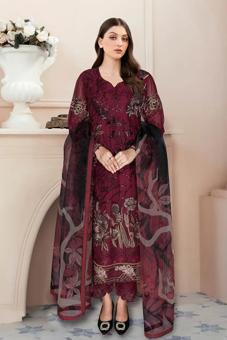 Ramsha Nayab Embroidered Chiffon Collection Vol 5 - N 505