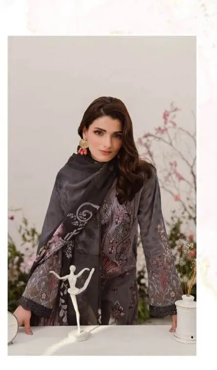 Ramsha Mashaal Luxury Lawn Collection Vol 10 - L1002 - Image 4