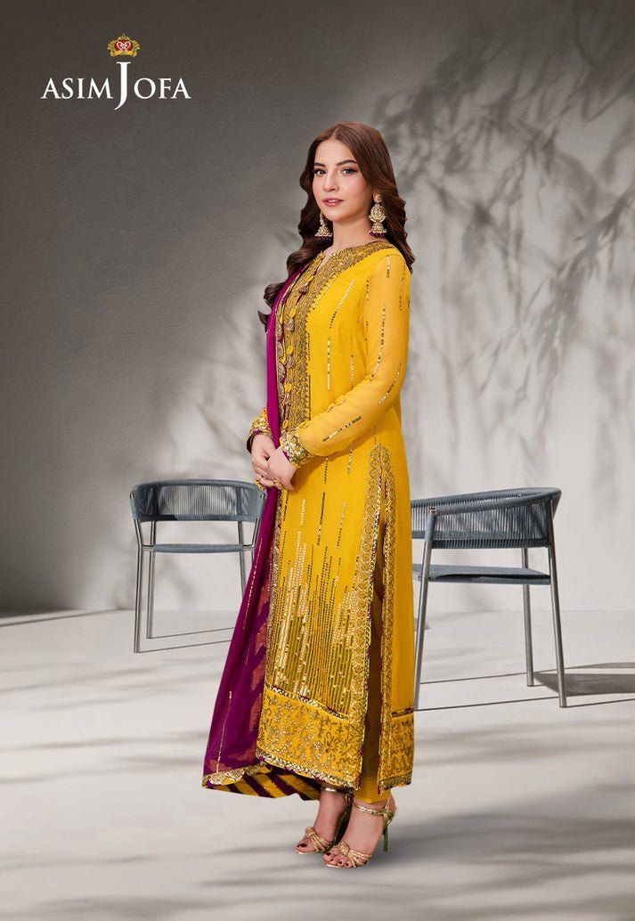 Asim Jofa Jag Mag Luxury Collection Unstitched AJMJ-20 - Image 6