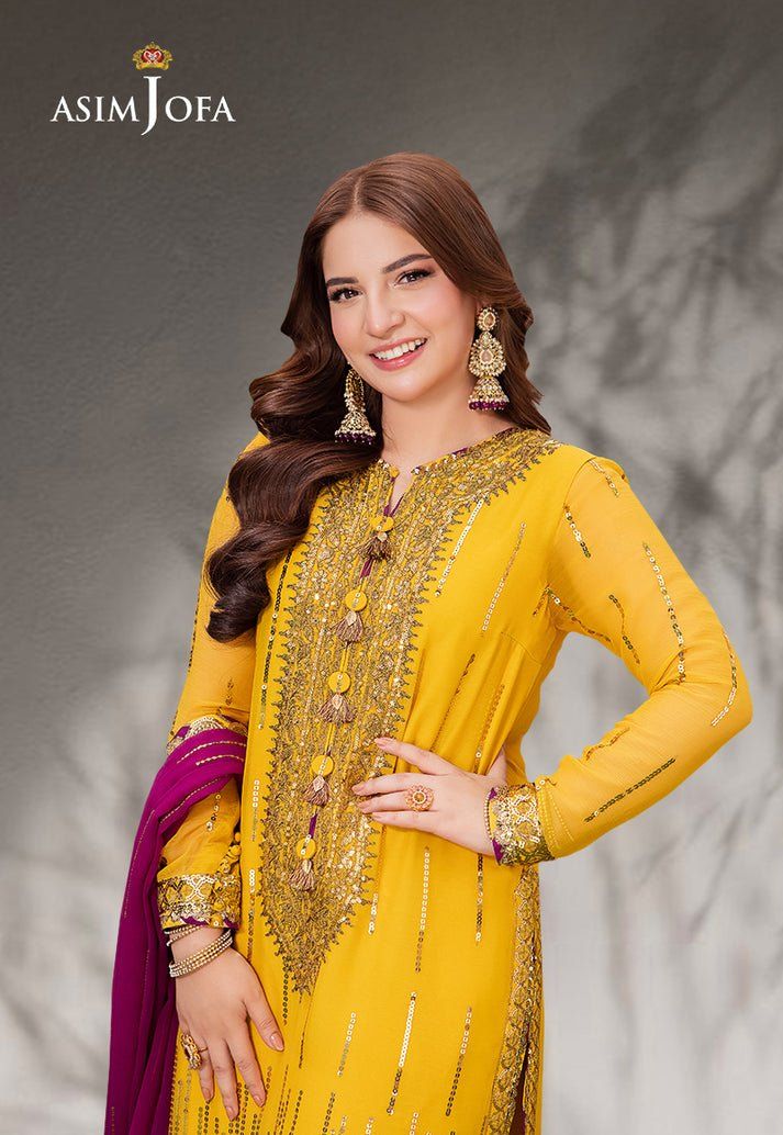 Asim Jofa Jag Mag Luxury Collection Unstitched AJMJ-20 - Image 7