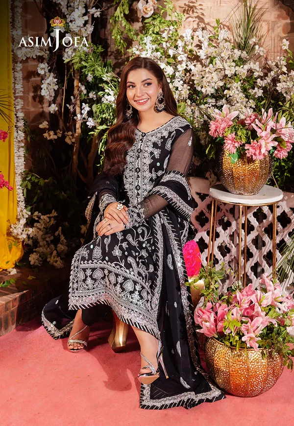 Asim Jofa Jag Mag Luxury Collection Unstitched AJMJ-01 - Image 7