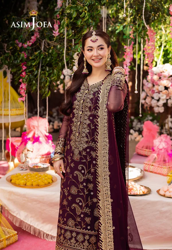 Asim Jofa Jag Mag Luxury Collection Unstitched AJMJ-02 - Image 2