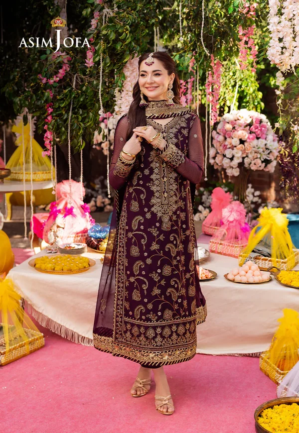 Asim Jofa Jag Mag Luxury Collection Unstitched AJMJ-02 - Image 4